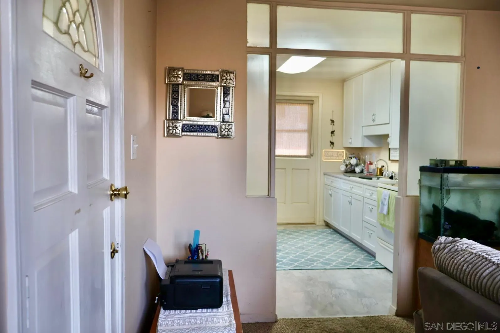 1273 Ridge Trail Julian, CA 92036 - Photo 7 of 33 a bathroom with a sink a mirror and a shower