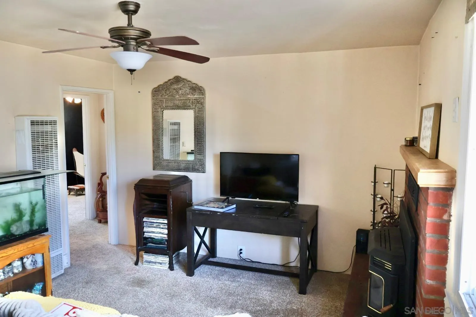 1273 Ridge Trail Julian, CA 92036 - Photo 8 of 33 a living room with furniture and a flat screen tv