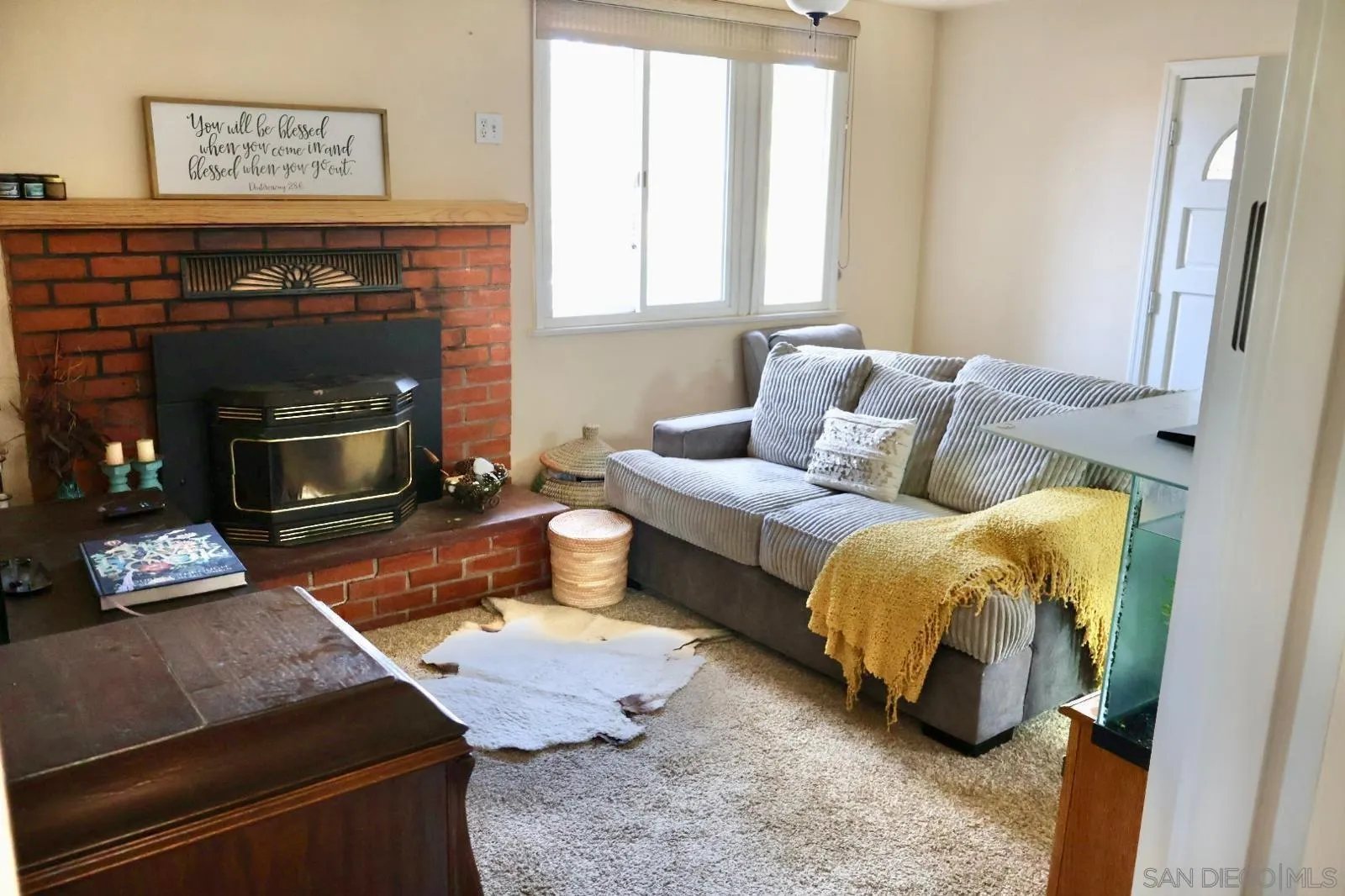 1273 Ridge Trail Julian, CA 92036 - Photo 10 of 33 a living room with furniture and a fireplace