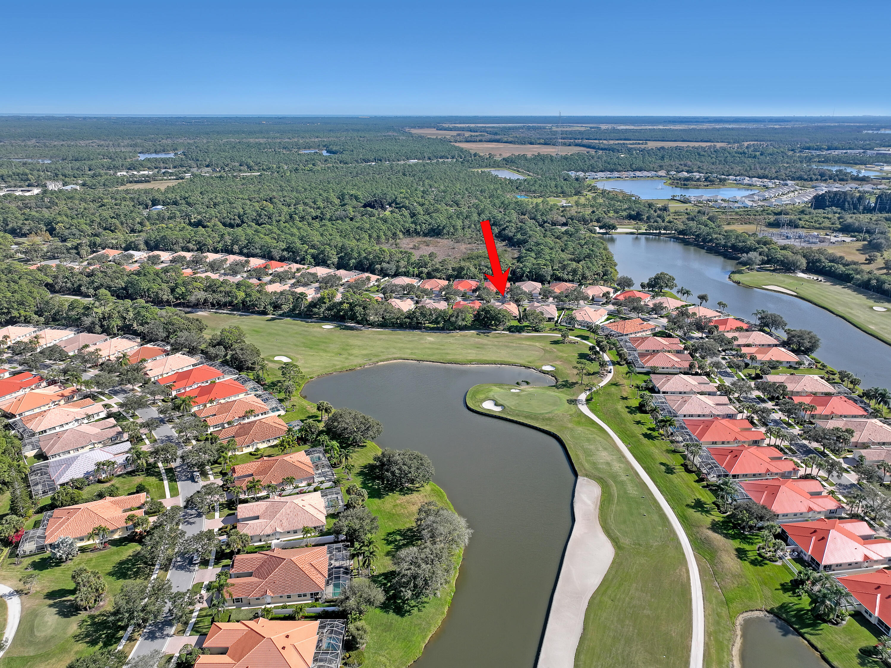 907 Southwest Balmoral Trace Stuart, FL 34997 - Photo 37 of 46 Aerial 5 of 907 SW Balmoral