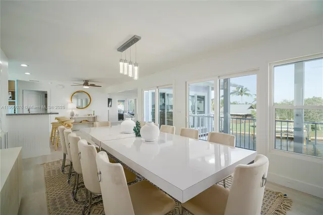 a bedroom with two beds and painted walls