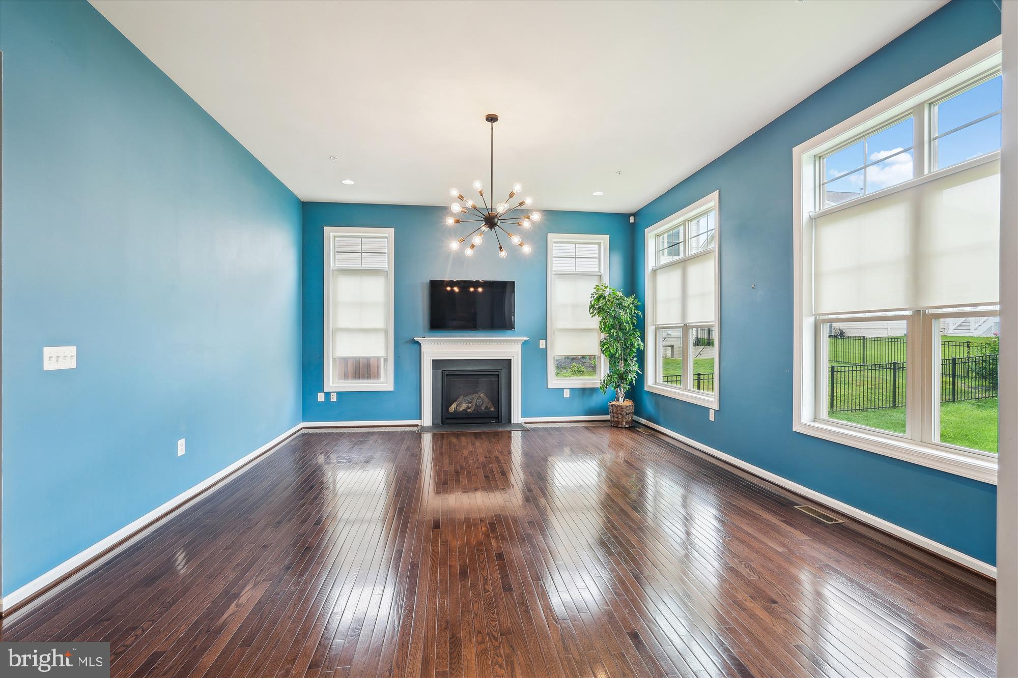 1105 Sweetbay Place Silver Spring, MD 20906 - Photo 15 of 116 Family Room with gas fireplace & new light fixture