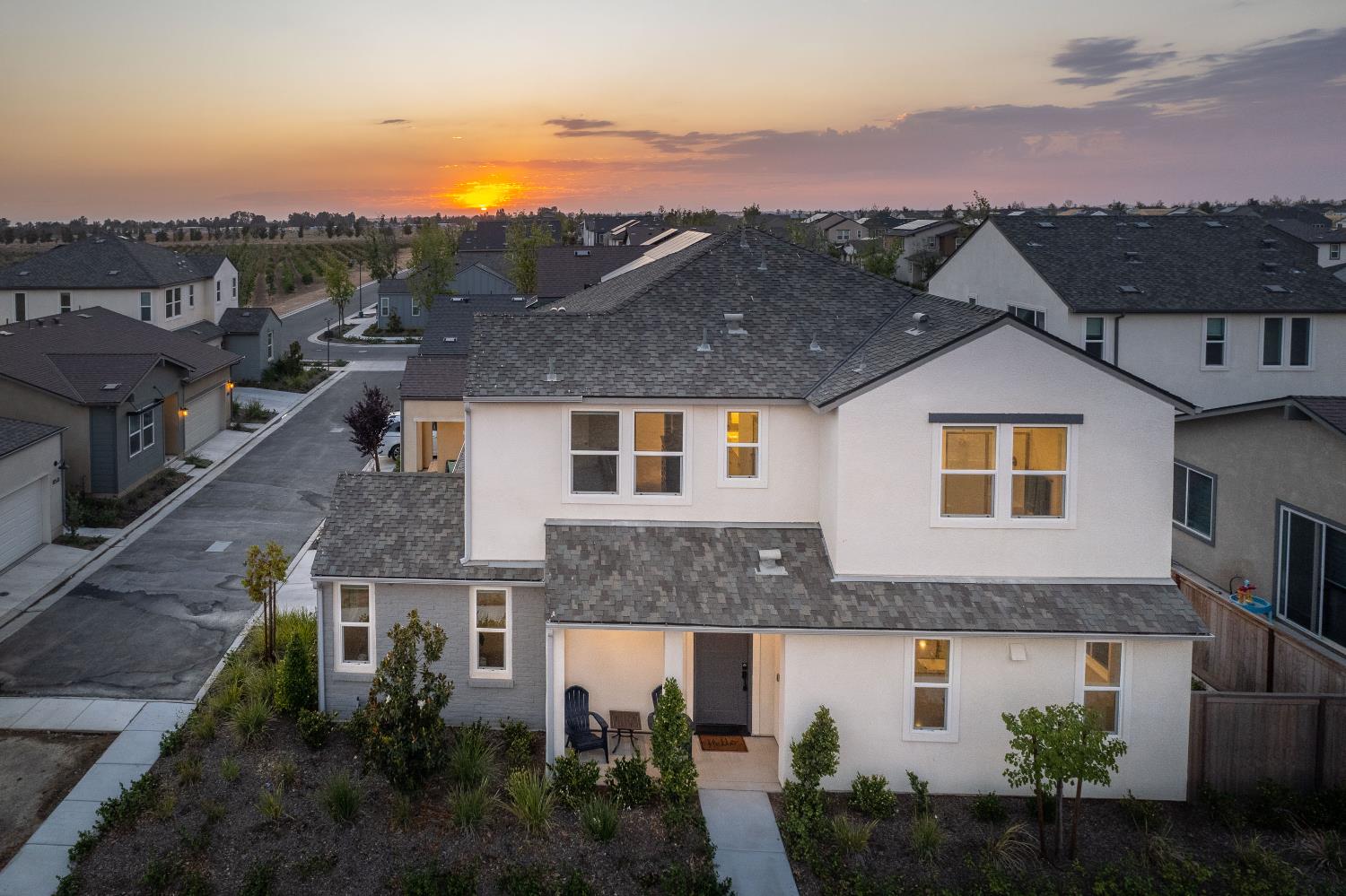 849 Livio Way Madera, CA 93636 - Photo 51 of 74 aerial view of a house with a yard