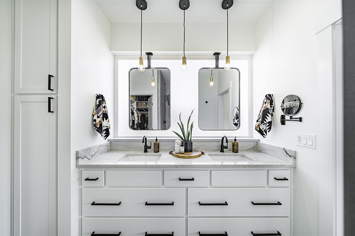 157 Autumn Ridge Court Talent, OR 97540 - Photo 24 of 55 a bathroom with double vanity sink and two mirror
