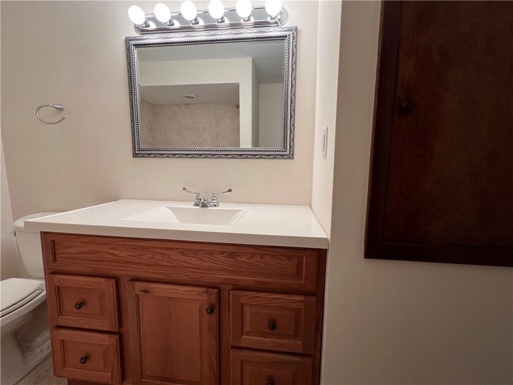 143 La Ray Drive Butler, PA 16001 - Photo 35 of 43 a bathroom with a sink vanity and toilet