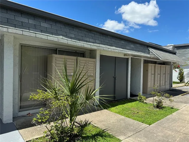 a front view of house