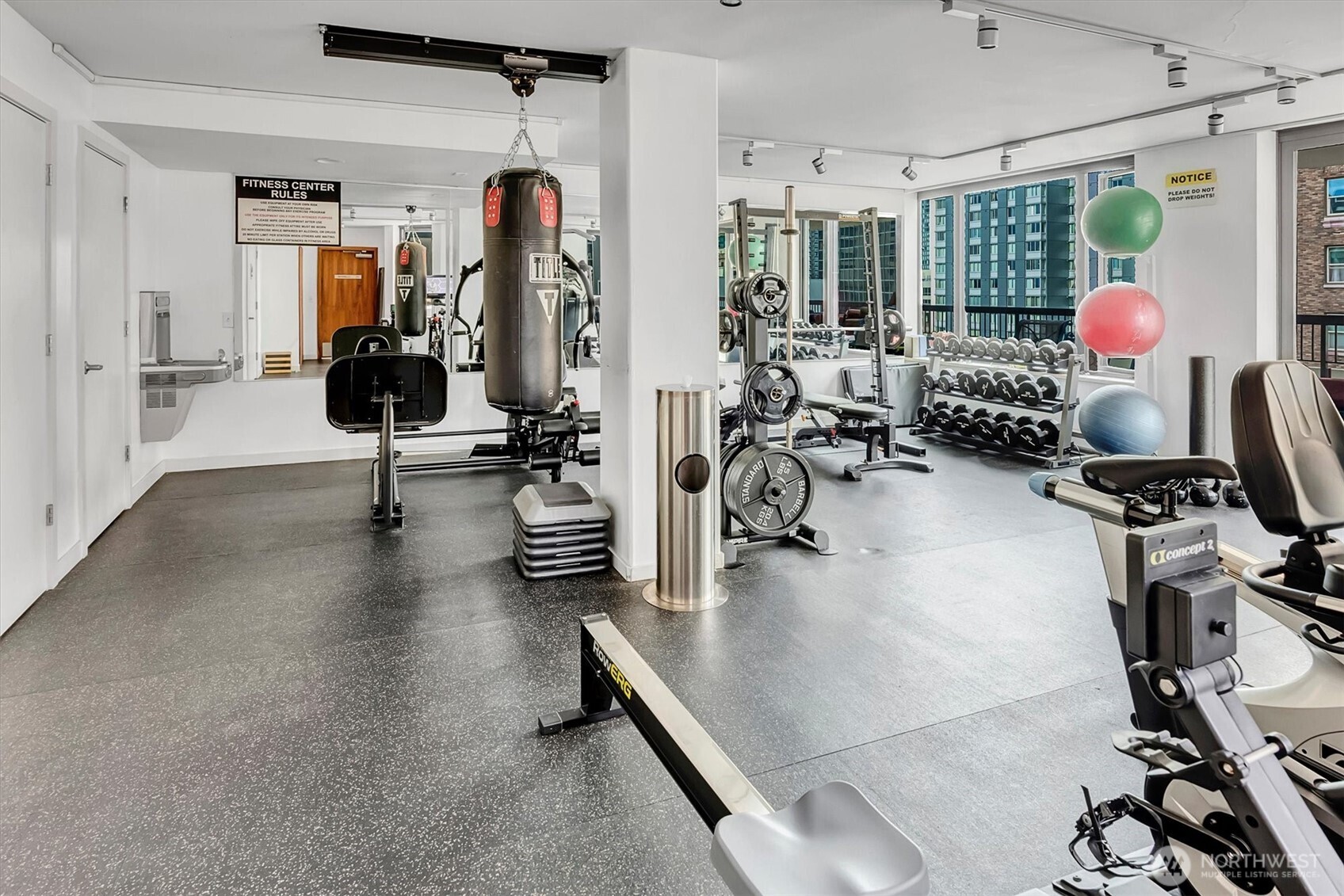 2201 3rd Avenue, Unit 803 Seattle, WA 98121 - Photo 20 of 26 a view of a room with gym equipment