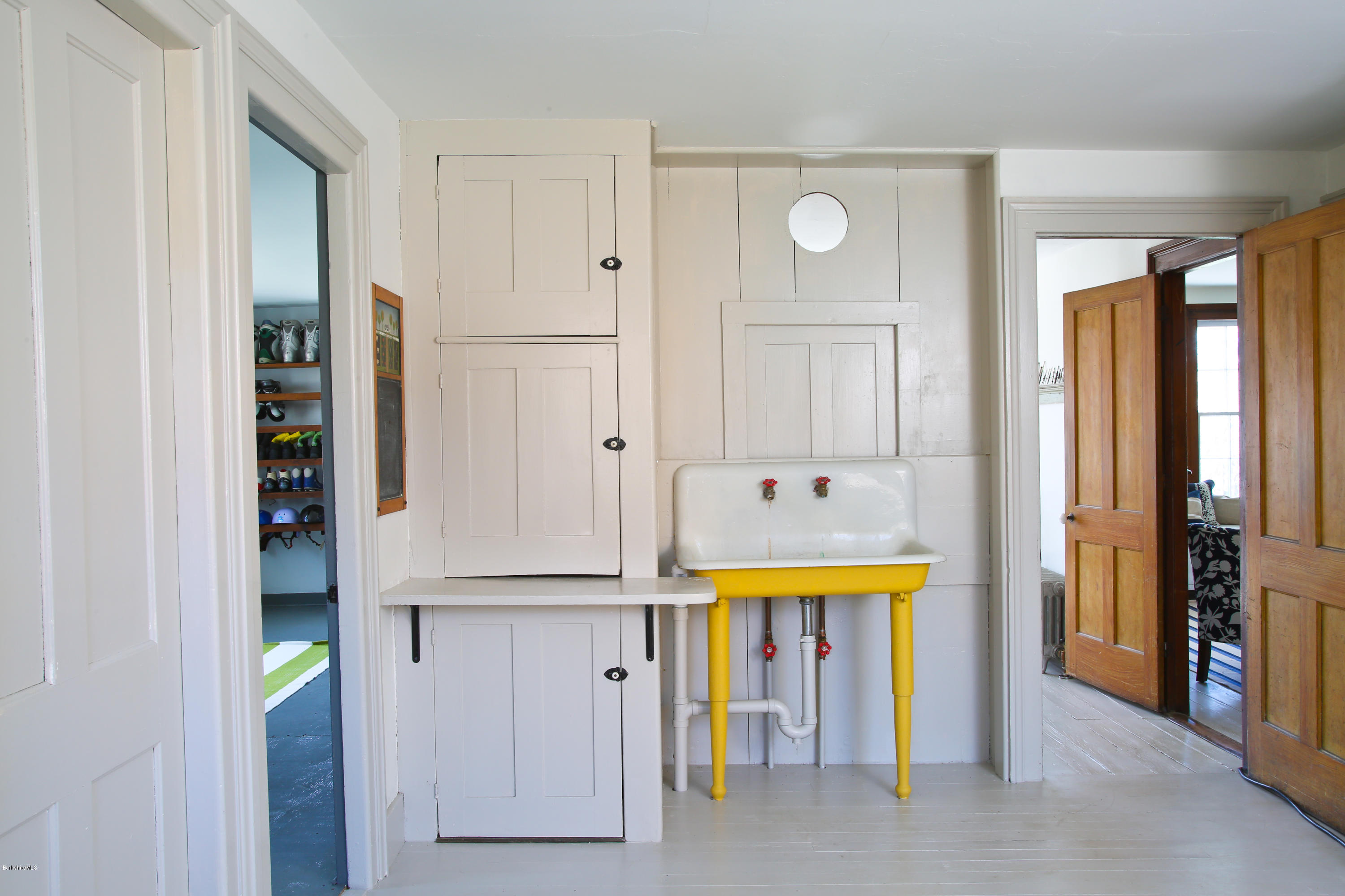 4105 Hancock Road Hancock, MA 01237 - Photo 32 of 57 wooden floor with cabinets