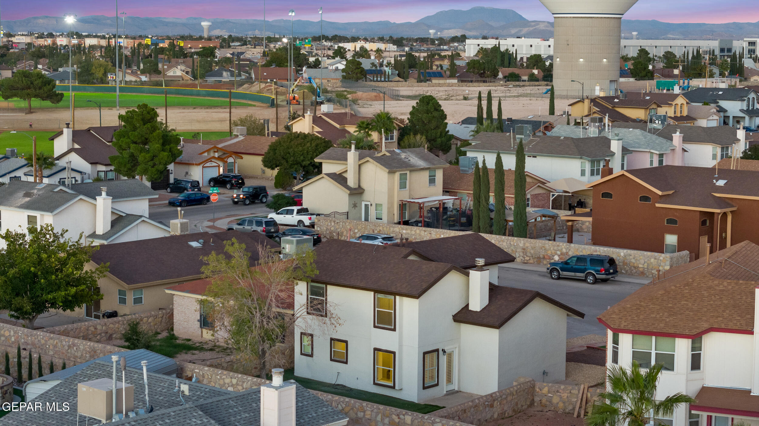 1729 St Mark Avenue El Paso, TX 79936 - Photo 29 of 31 an aerial view of residential houses and outdoor space