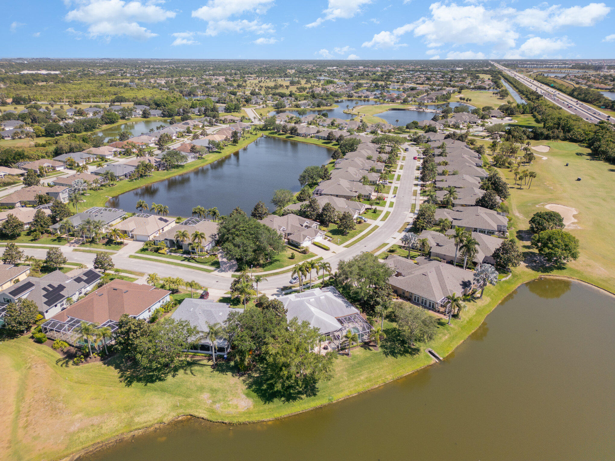 4370 Aberdeen Circle Rockledge, FL 32955 - Photo 25 of 33 an aerial view of residential houses with outdoor space