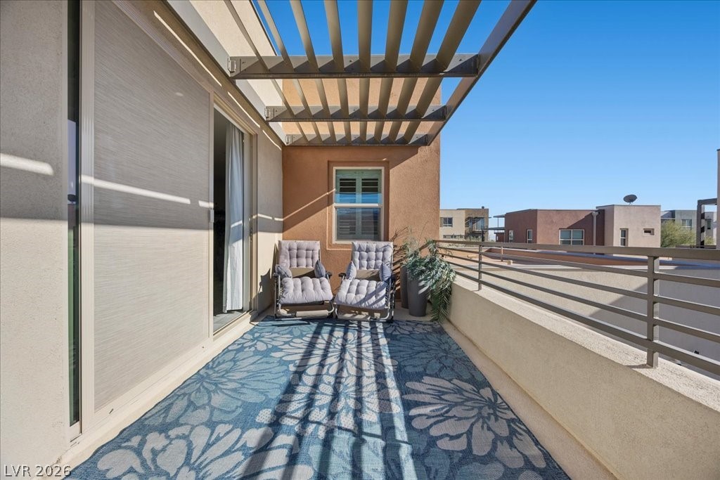 4262 Swift Street Las Vegas, NV 89135 - Photo 43 of 75 Balcony featuring a sunroom