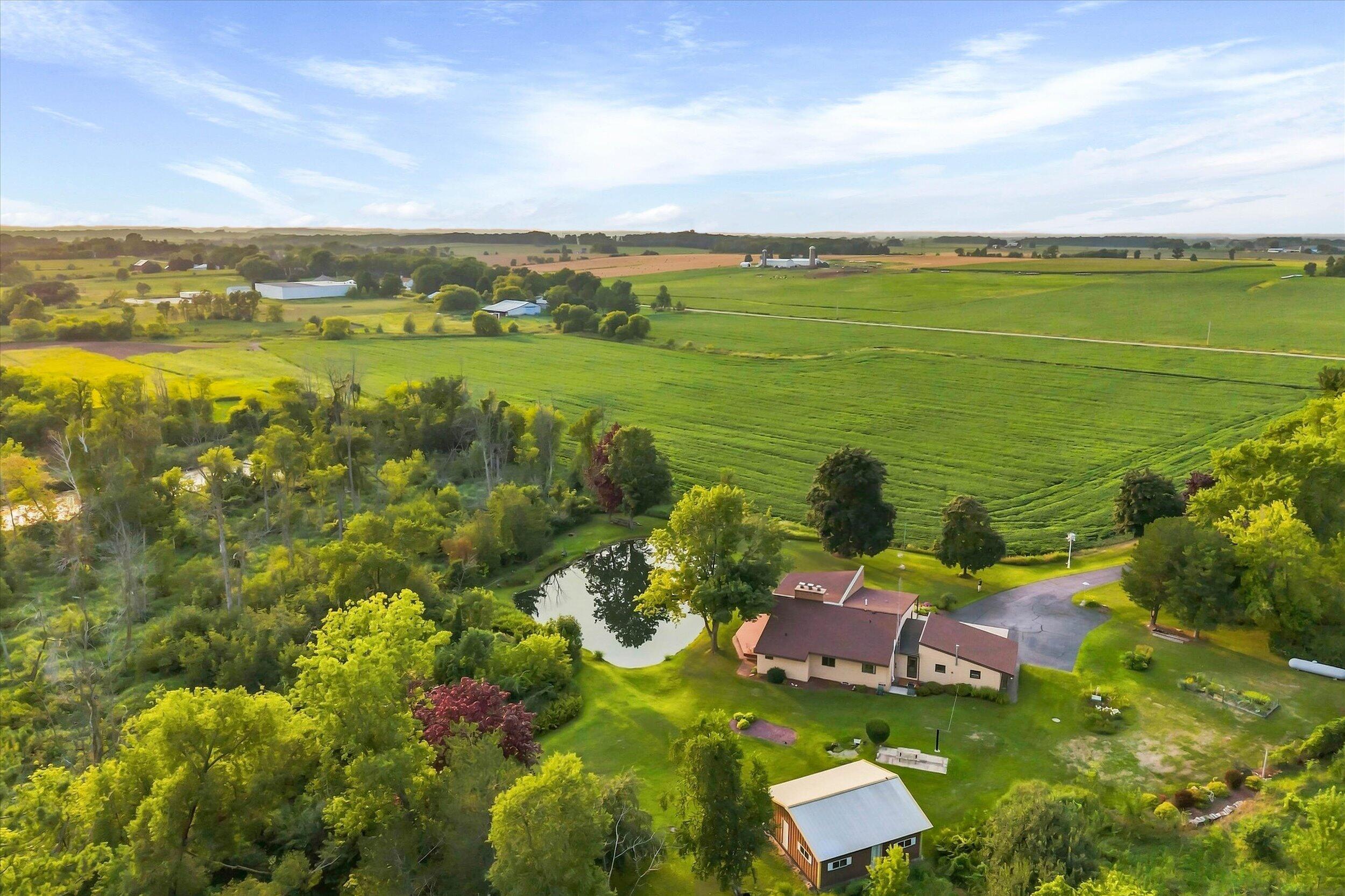 W3937 County Road North Lima, WI 53085 - Photo 53 of 72 53-Aerial