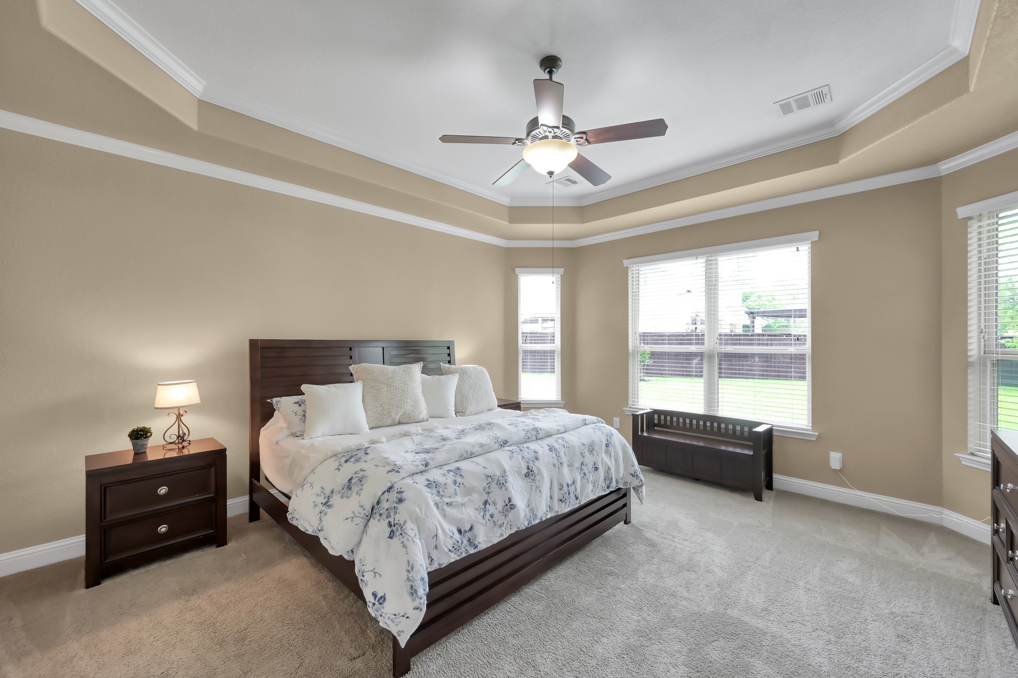 23 Rancher's Trail Tomball, TX 77375 - Photo 22 of 40 This spacious primary bedroom offers ample room for all your furniture, ensuring comfort and style.