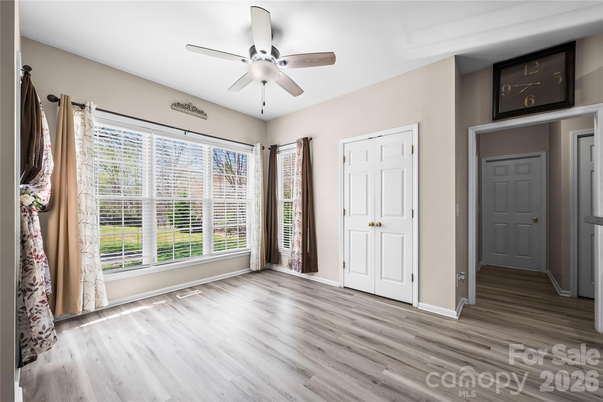 3715 Messina Road Clover, SC 29710 - Photo 15 of 33 a view of an empty room with a window and wooden floor
