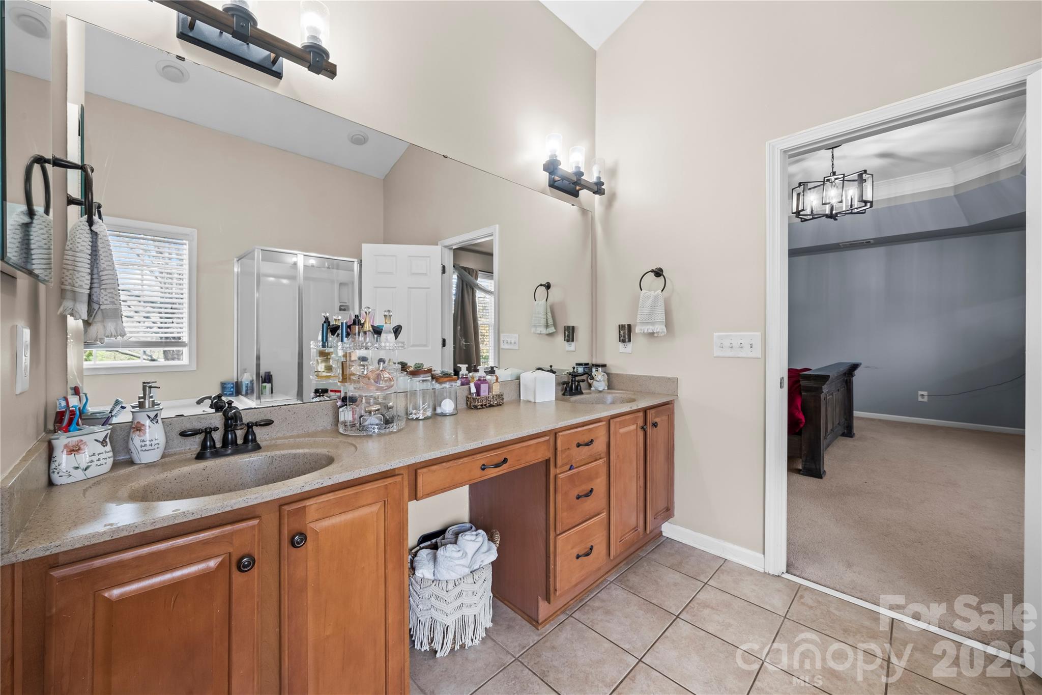 3715 Messina Road Clover, SC 29710 - Photo 25 of 33 a bathroom with a sink a mirror and a shower