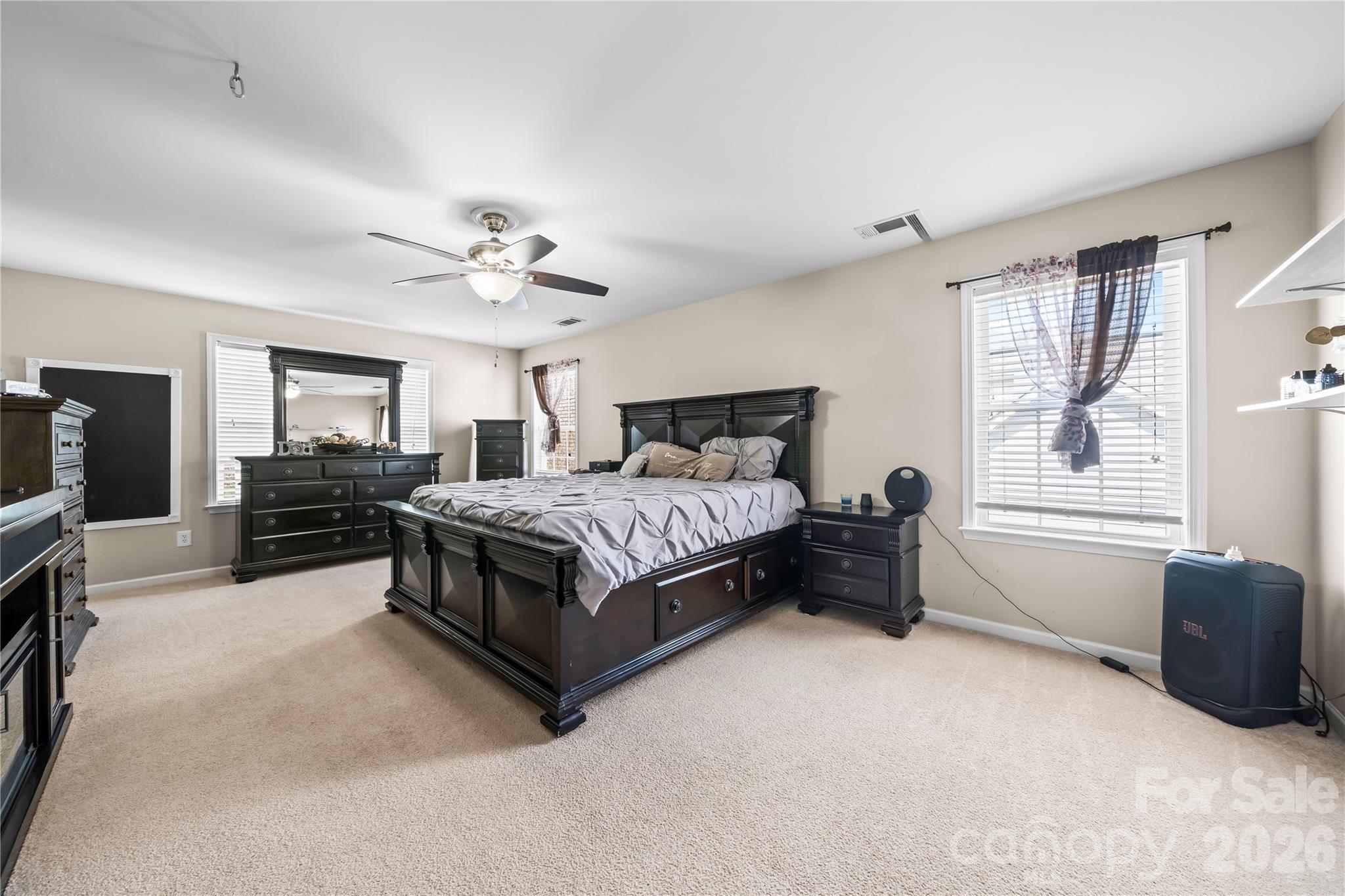 3715 Messina Road Clover, SC 29710 - Photo 27 of 33 a spacious bedroom with a bed window and dresser