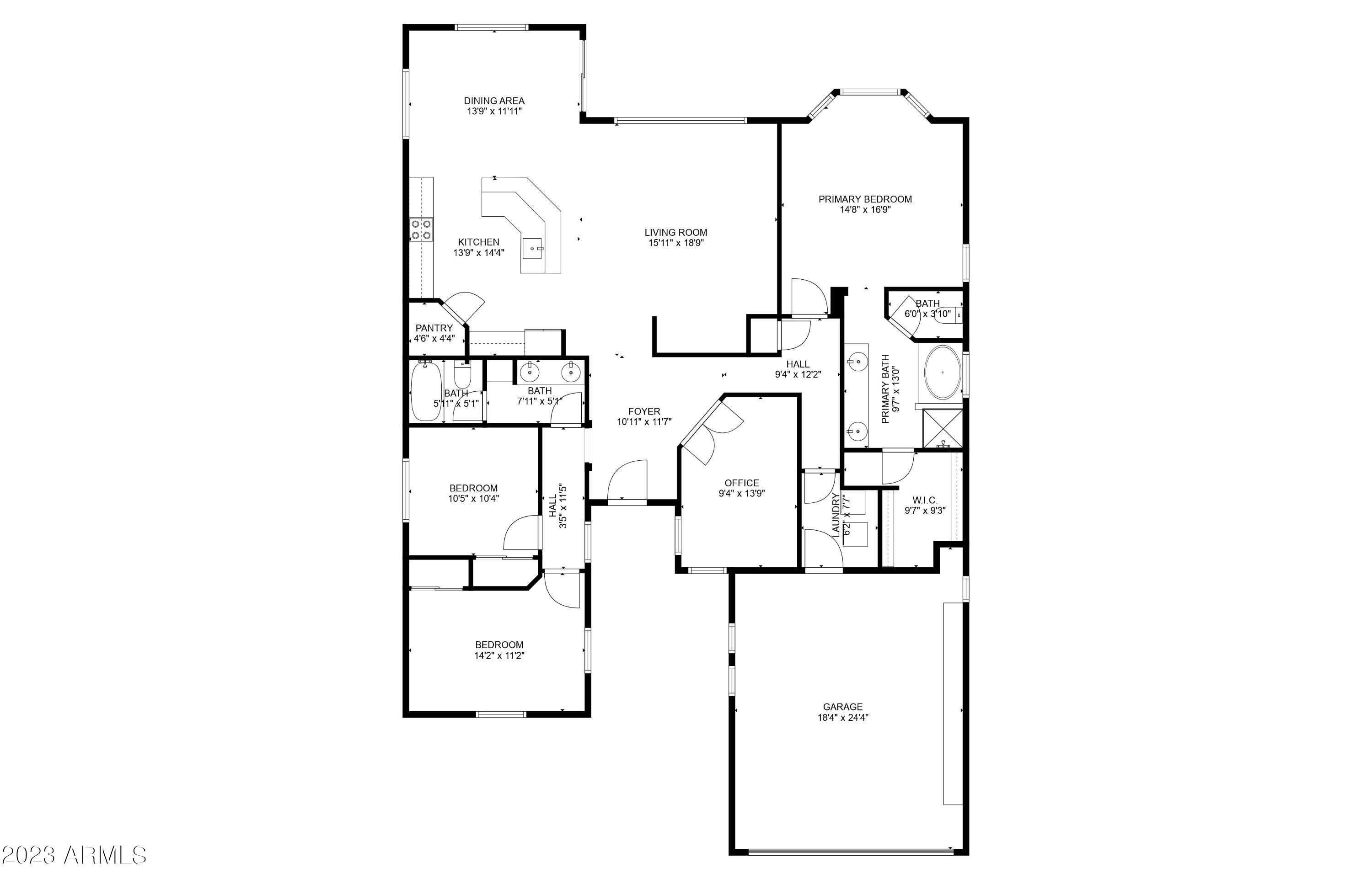 13820 West Redfield Road Surprise, AZ 85379 - Photo 32 of 32 50) FLOOR PLAN