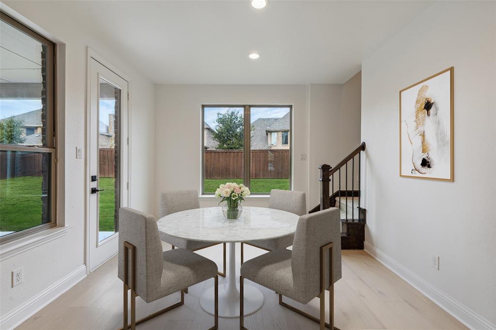 3737 Nottingham The Colony, TX 75056 - Photo 12 of 34 a view of a dining room with furniture window and outside view
