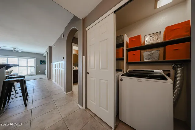a view of a hallway with a elevator