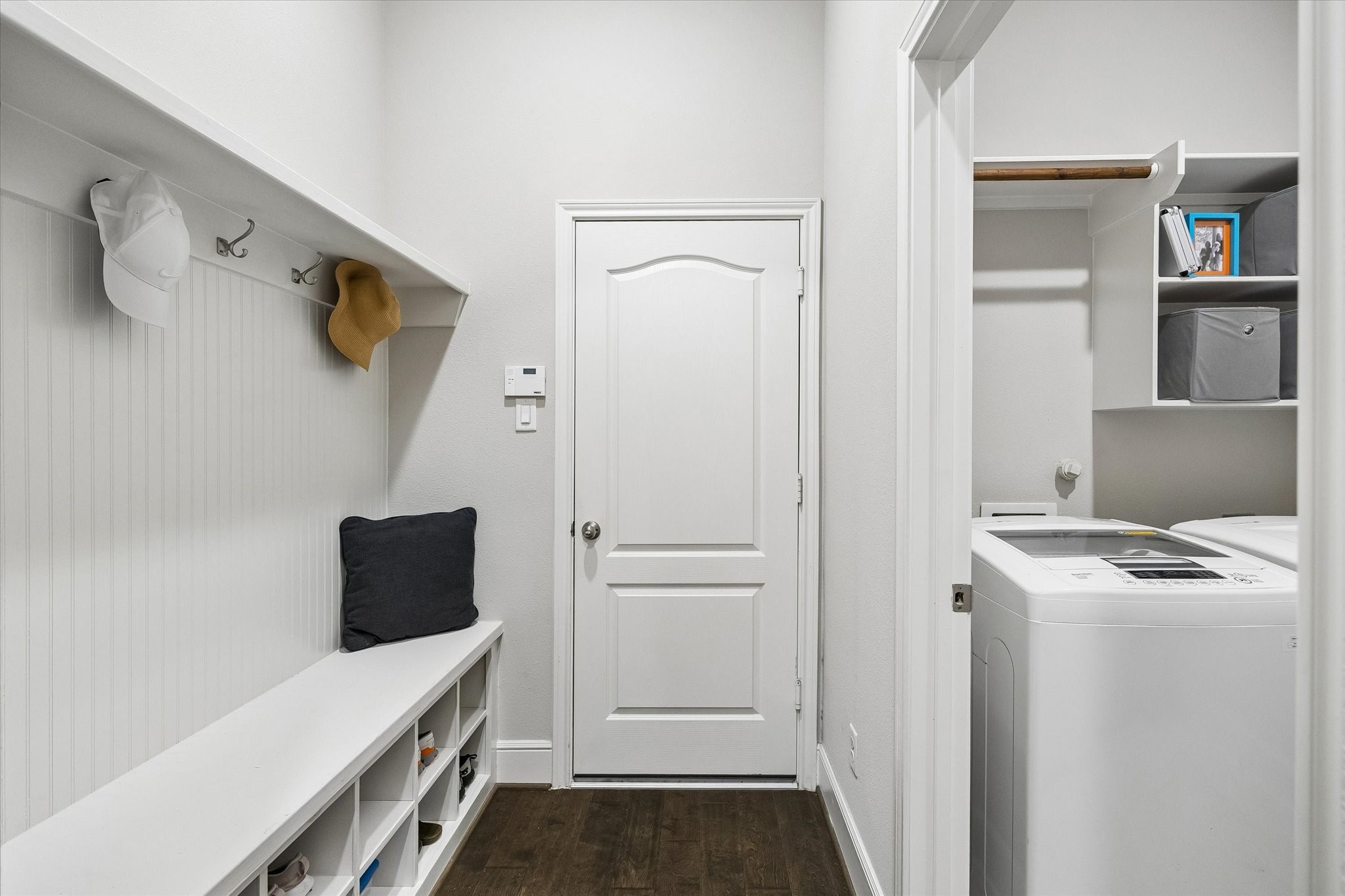 19 Peace Tree Way Tomball, TX 77375 - Photo 21 of 36 Fantastic mudroom featuring convenient garage access.