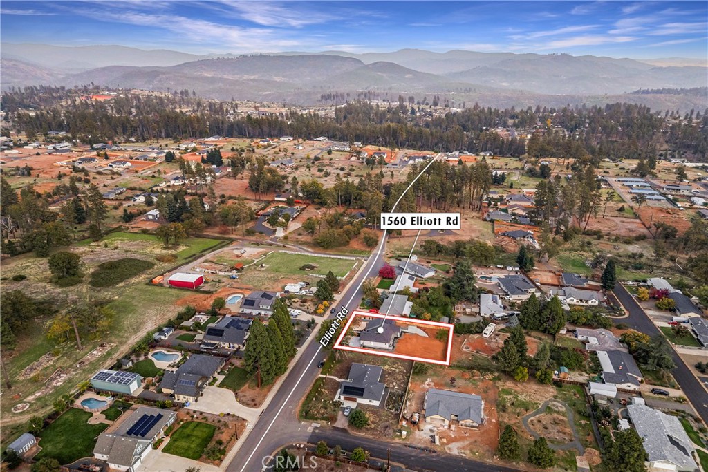 1560 Elliott Road Paradise, CA 95969 - Photo 47 of 50 an aerial view of residential houses with outdoor space