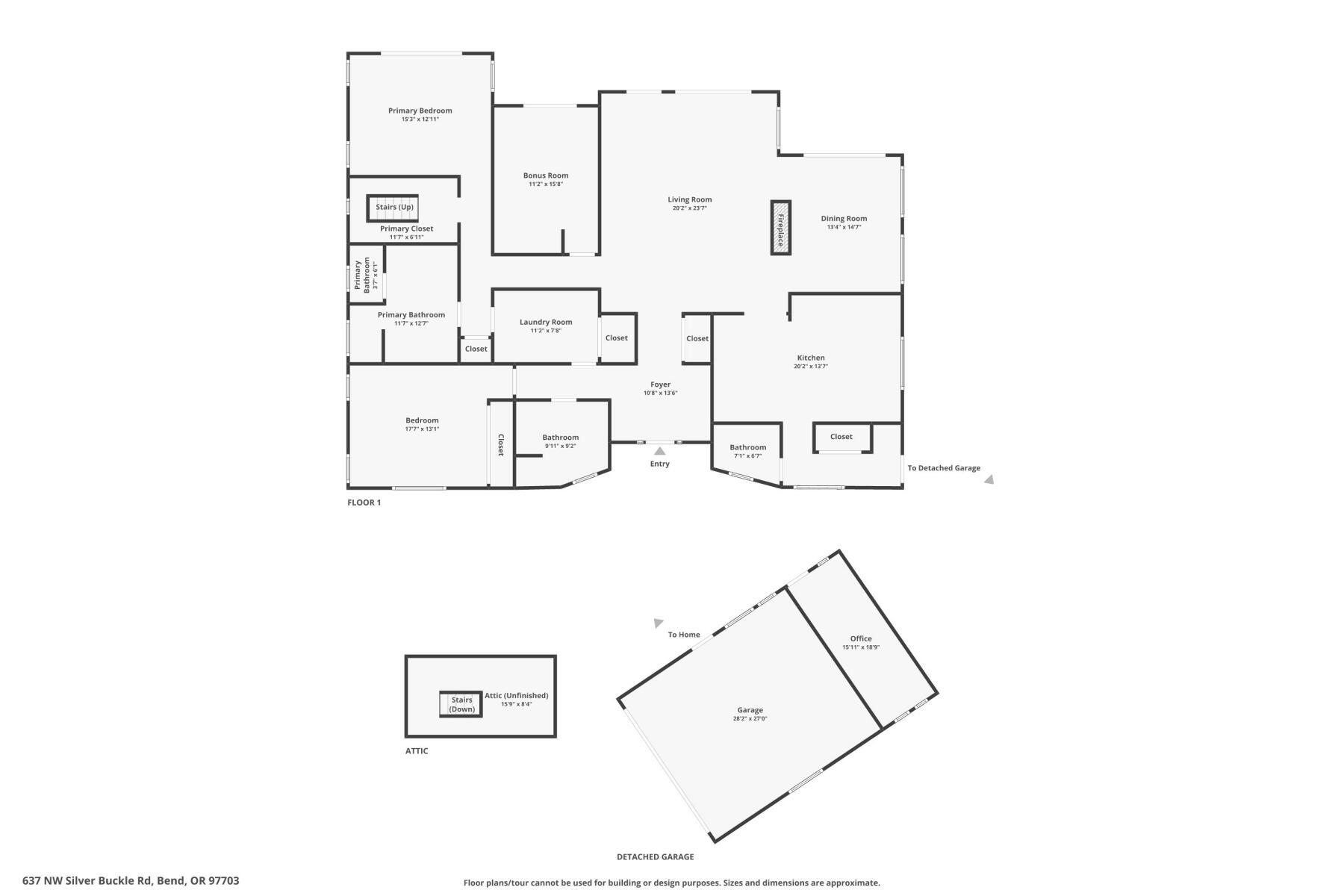 637 Northwest Silver Buckle Road Bend, OR 97703 - Photo 65 of 68 Floor Plan