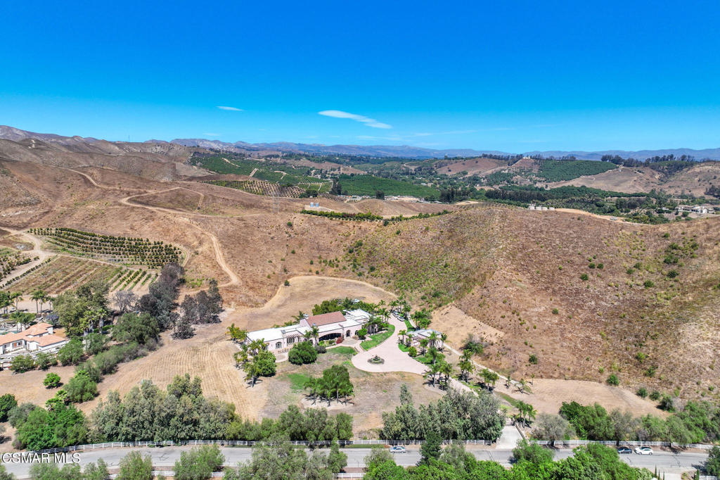 6934 Solano Verde Drive Somis, CA 93066 - Photo 63 of 80 an aerial view of residential building and ocean view