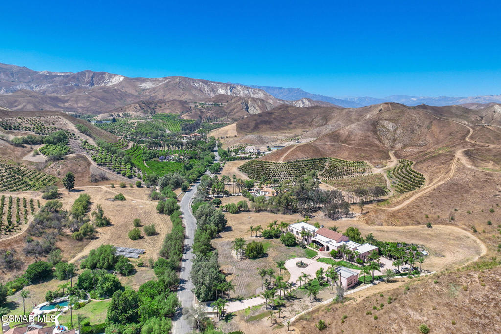 6934 Solano Verde Drive Somis, CA 93066 - Photo 64 of 80 a view of a city with mountains in the background