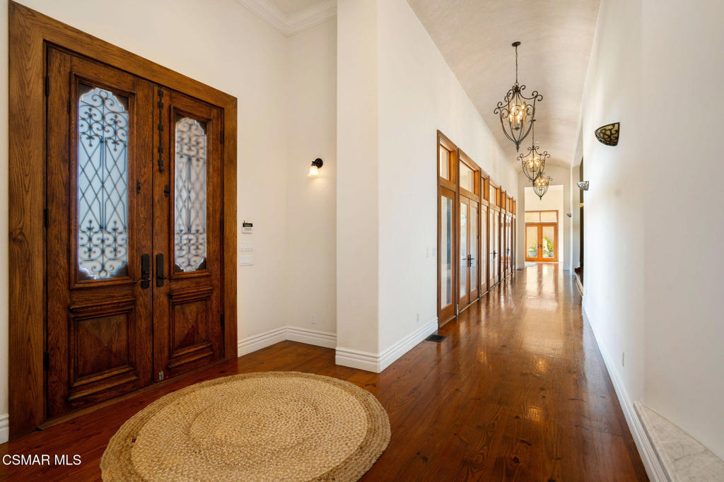 6934 Solano Verde Drive Somis, CA 93066 - Photo 8 of 80 a view of hallway with wooden floor