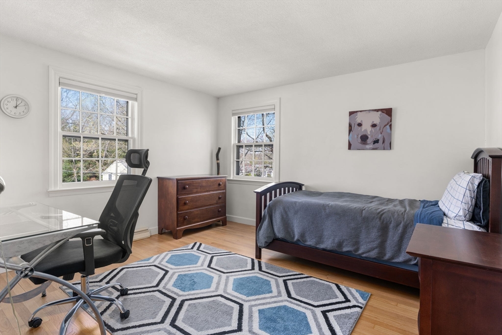 30 Ivy Road Wellesley, MA 02482 - Photo 21 of 34 a bedroom with a bed and wooden floor