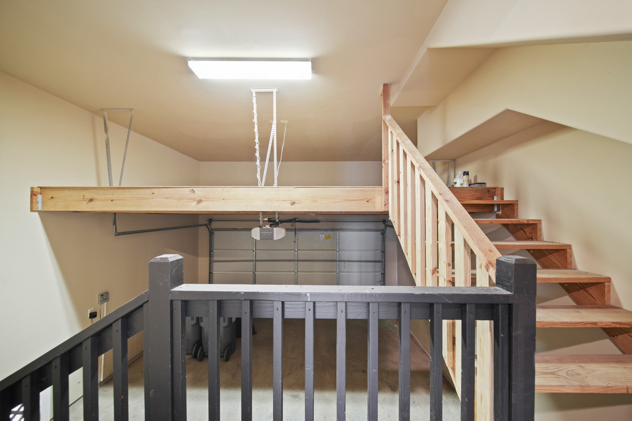 1250 West 23rd Street Houston, TX 77008 - Photo 45 of 50 The garage has been fitted with an incredible loft storage space!
