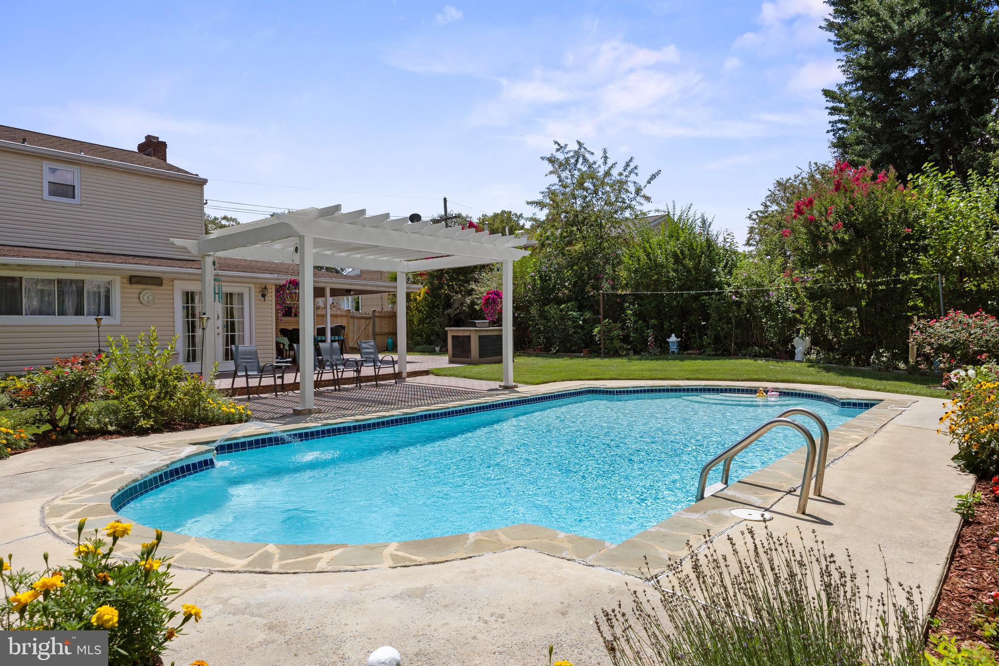 13 Rutgers Drive Delran, NJ 08075 - Photo 33 of 38 a view of a swimming pool with a patio