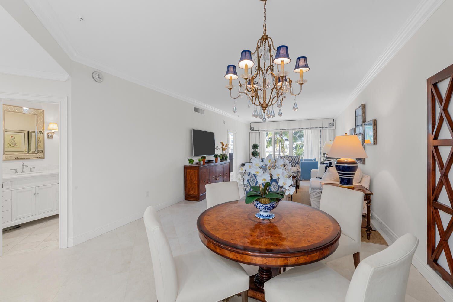 127 Peruvian Avenue, Unit 302 Palm Beach, FL 33480 - Photo 19 of 52 a view of a dining room with furniture