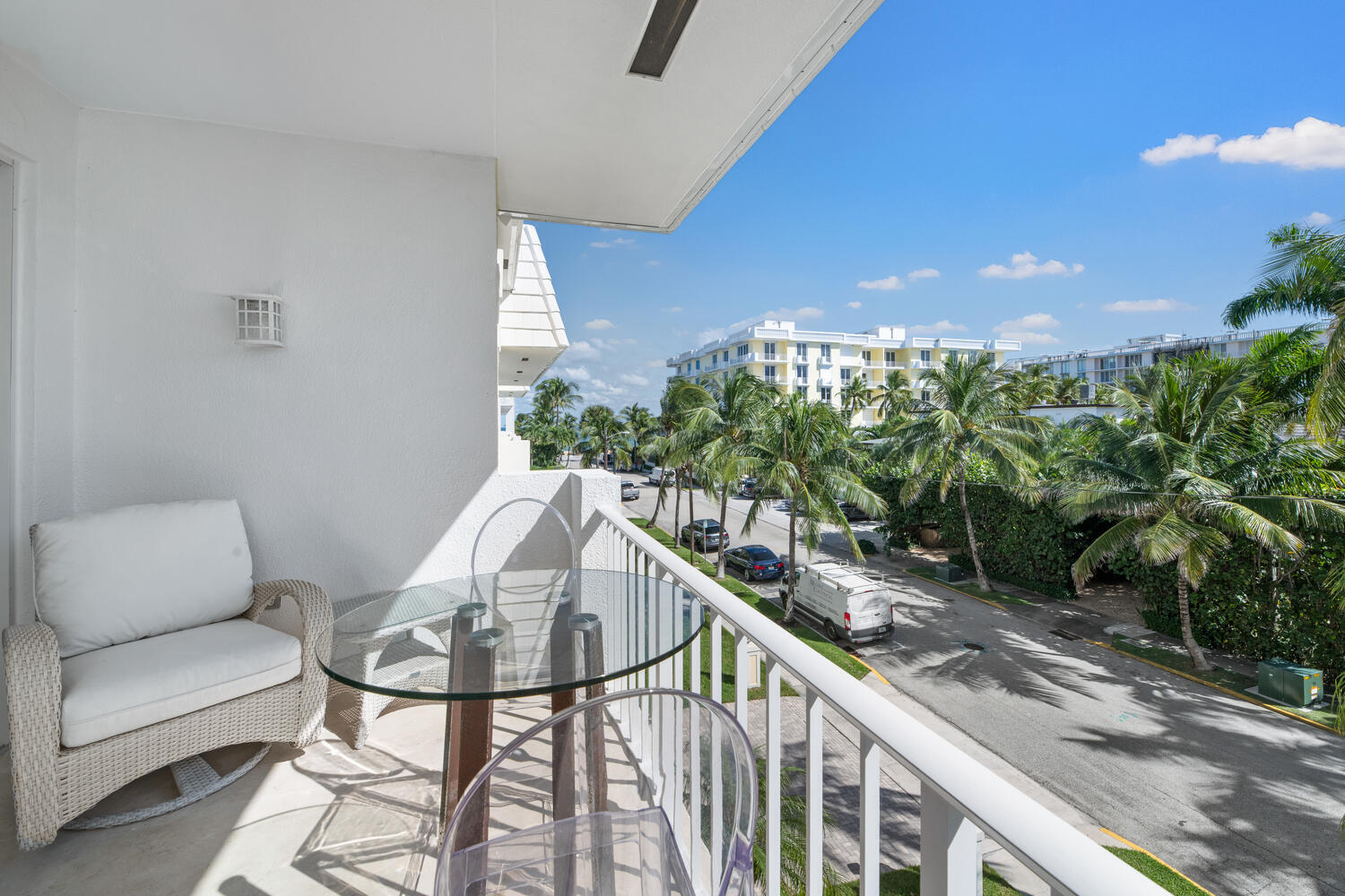 127 Peruvian Avenue, Unit 302 Palm Beach, FL 33480 - Photo 31 of 52 a view of balcony with furniture