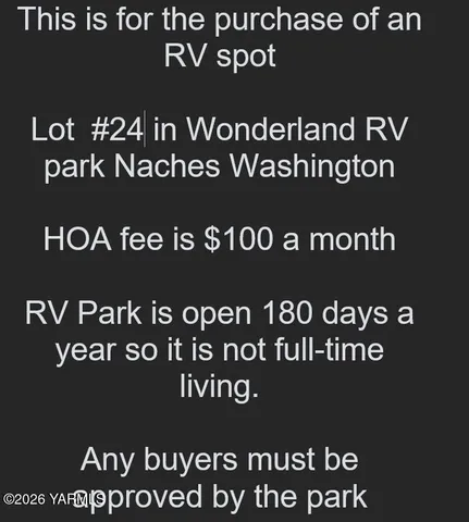 $60,000 | 16333 Hwy 12 Avenue, Unit 24, Naches, WA 98937