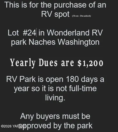 $60,000 | 16333 Hwy 12 Avenue, Unit 24, Naches, WA 98937