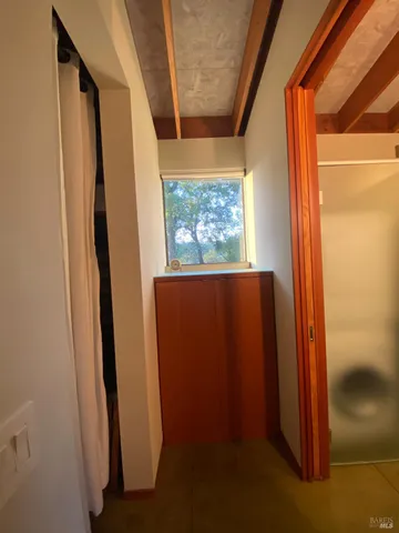 a bed room with a bed