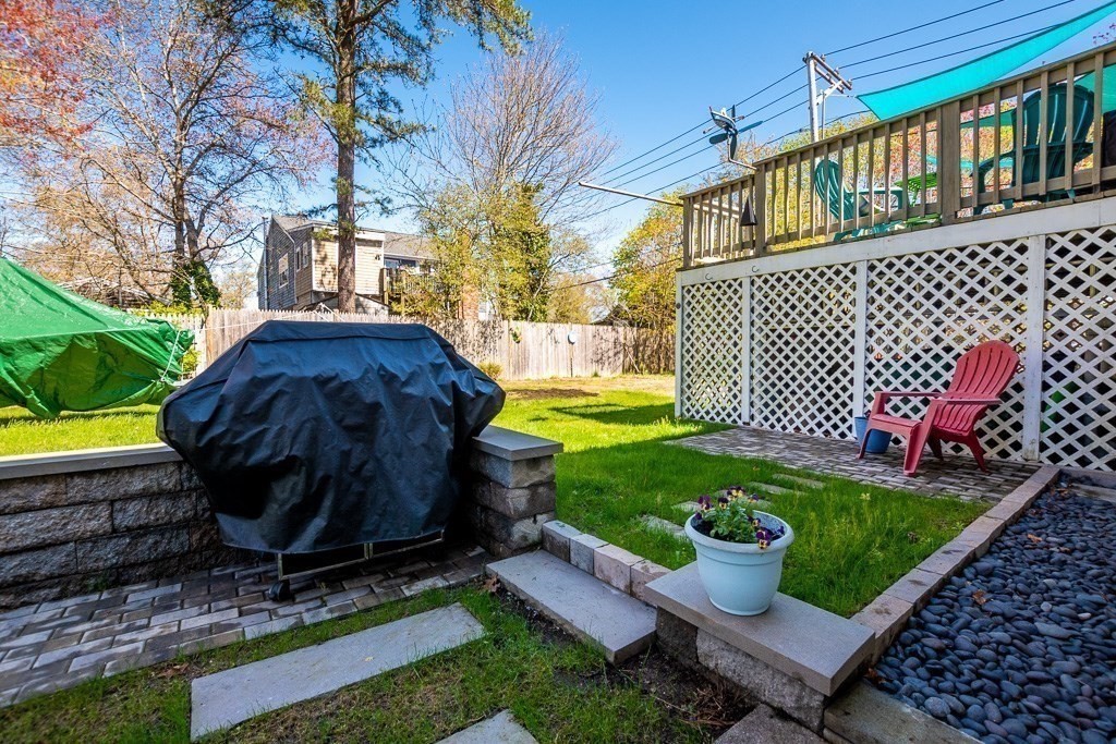 1 Roosevelt Street Wareham, MA 02571 - Photo 12 of 42 a view of a backyard with potted plants