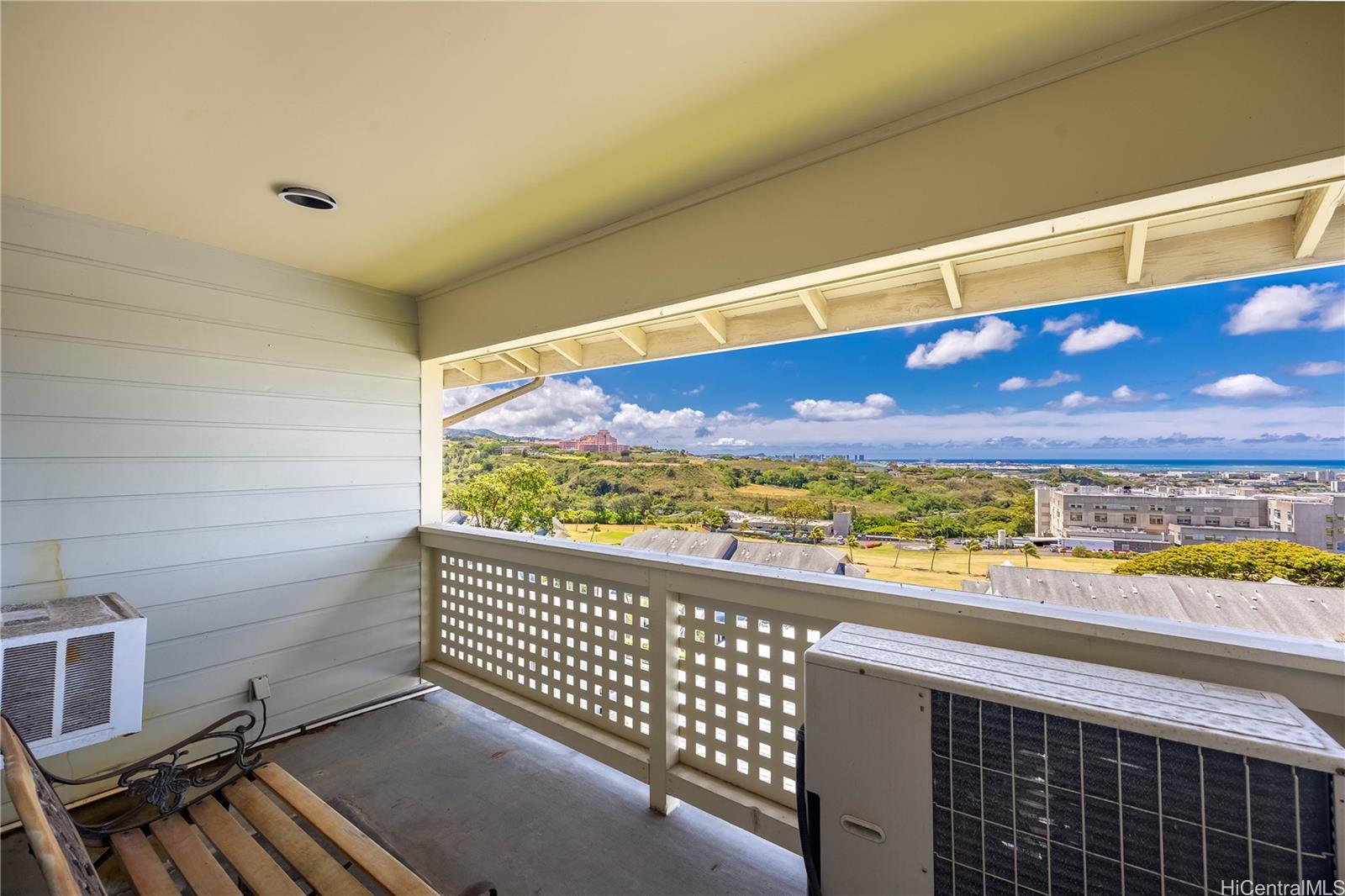 1305E Moanalualani Place, Unit 25C Honolulu, HI 96819 - Photo 14 of 21 a view of a balcony with an outdoor space