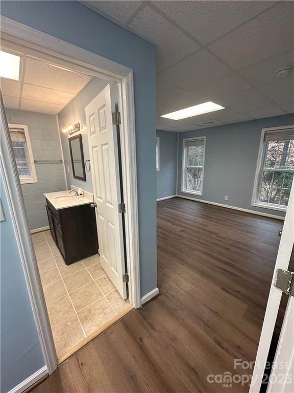 4194 Barrier Store Road Mount Pleasant, NC 28124 - Photo 11 of 12 a view of a hallway with wooden floor and cabinet