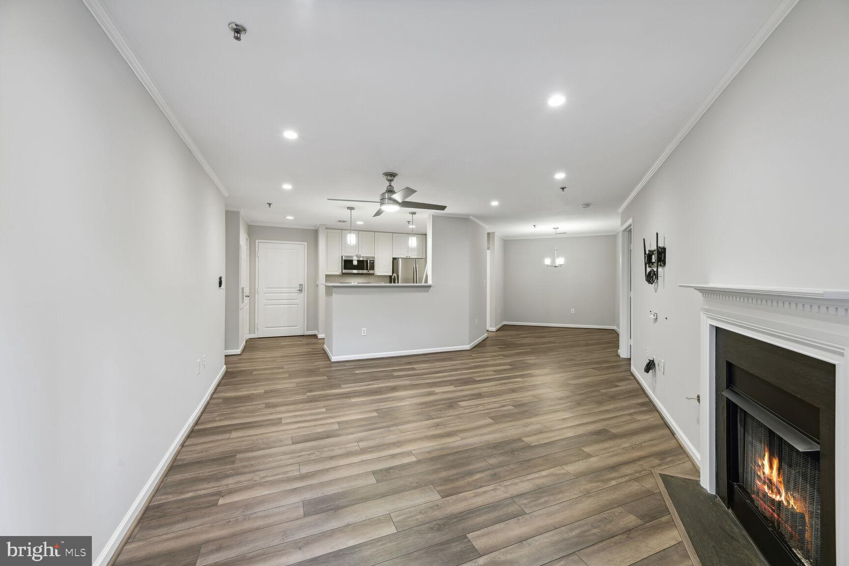 5563 Seminary Road, Unit 216 Falls Church, VA 22041 - Photo 15 of 44 Open Living-Dining-Kitchen Bar area