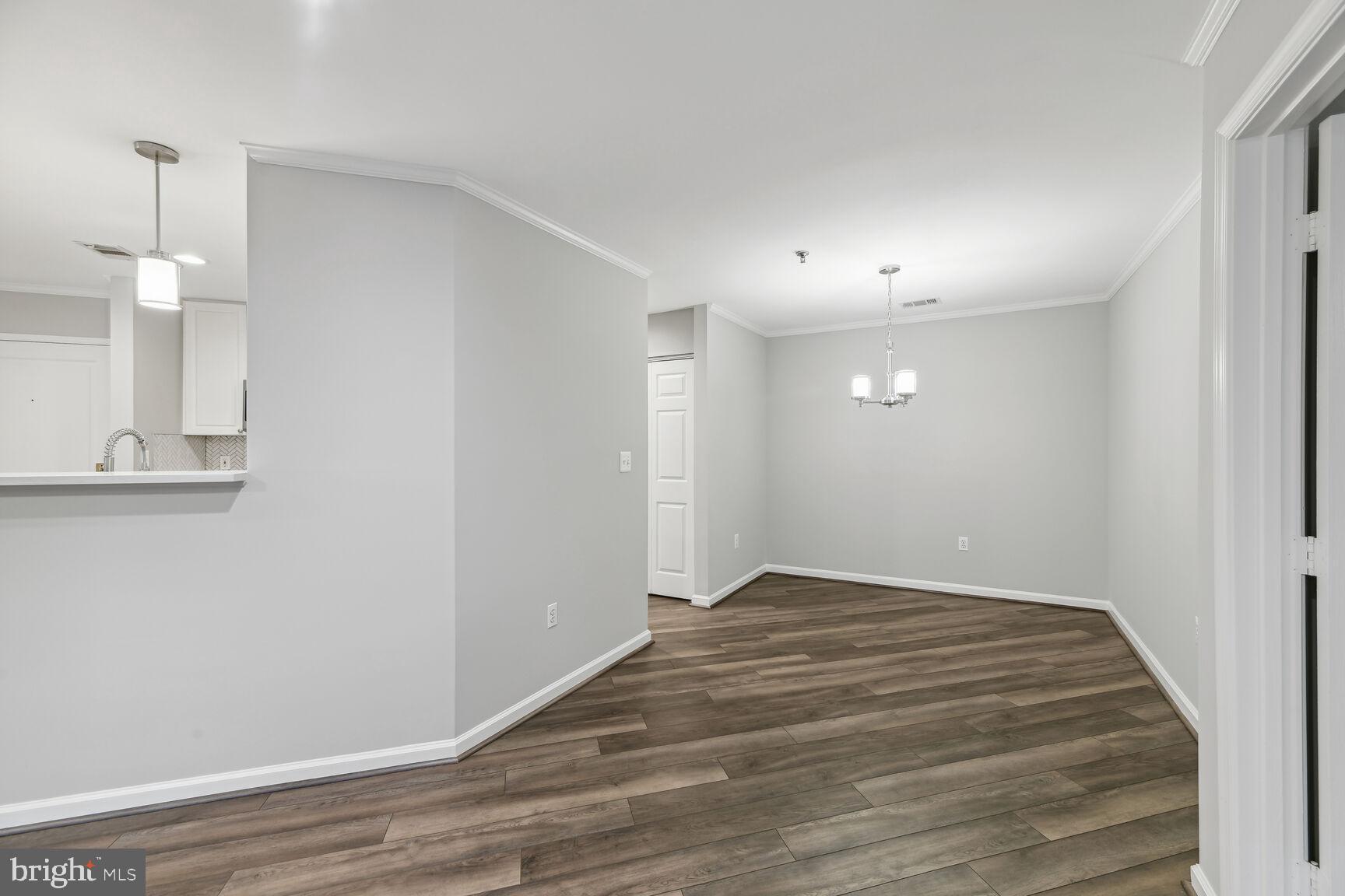 5563 Seminary Road, Unit 216 Falls Church, VA 22041 - Photo 17 of 44 Dining Room with 2nd kitchen entryway