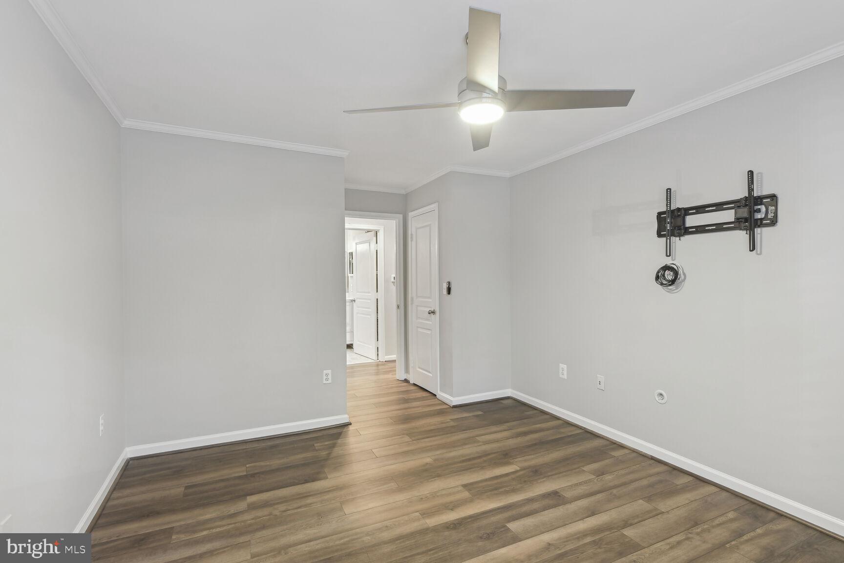 5563 Seminary Road, Unit 216 Falls Church, VA 22041 - Photo 22 of 44 Primary Bedroom w/ Brushed nickel ceiling fan
