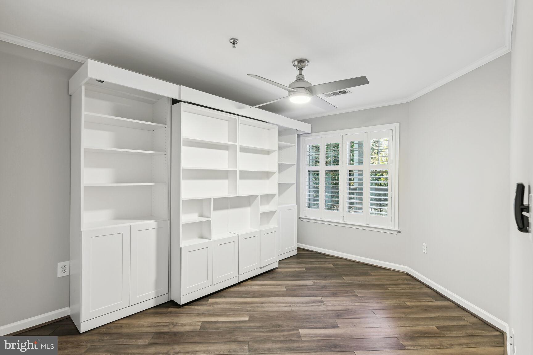 5563 Seminary Road, Unit 216 Falls Church, VA 22041 - Photo 29 of 44 Second Bedroom with brushed nickel ceiliing fan