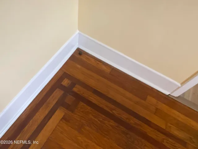 a view of wooden floor