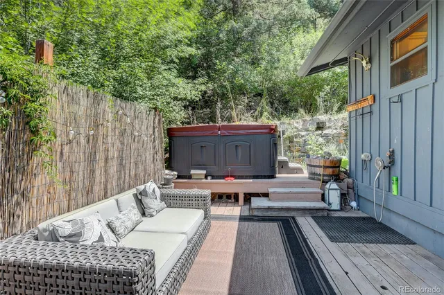 a view of a chairs and table in the outdoor
