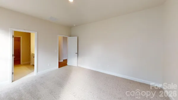 a view of a room with an empty space