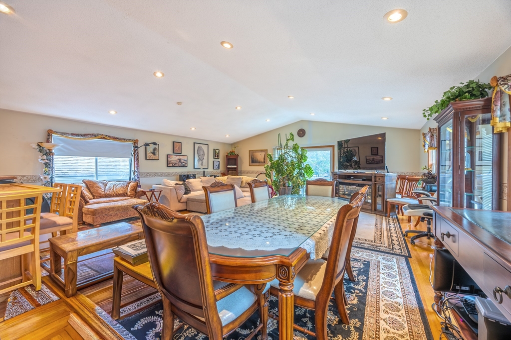 60 Elizabeth Street Feeding Hills, MA 01030 - Photo 23 of 39 a dining room with furniture and a flat screen tv