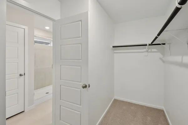 a view of walk in closet