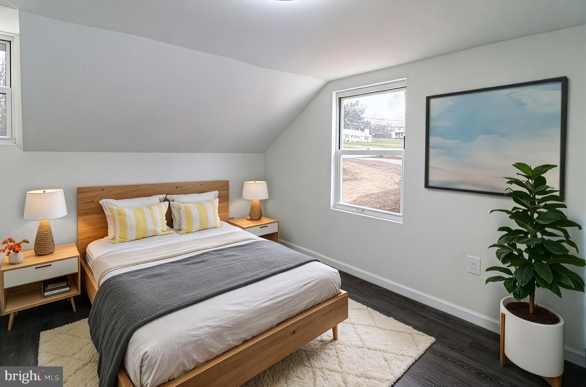 495 York Haven Road York Haven, PA 17370 - Photo 30 of 58 a bedroom with bed and a potted plant